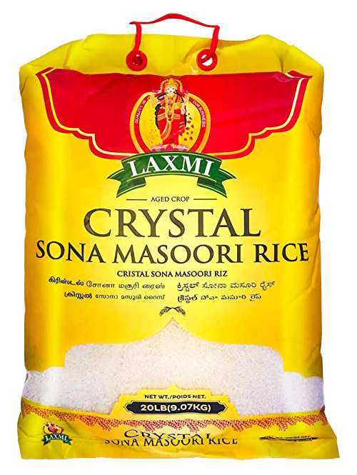 CRYSTAL SONA MASOORI RICE RICE - G-Spice