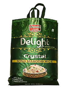 CRYSTAL SONA MASOORI RICE RICE - G-Spice