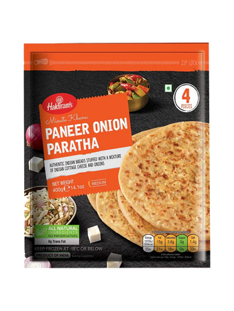 FROZEN PANEER ONION PARATHA