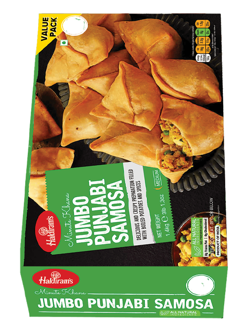 FROZEN PUNJABI SAMOSA JUMBO 20 Pcs g-spice