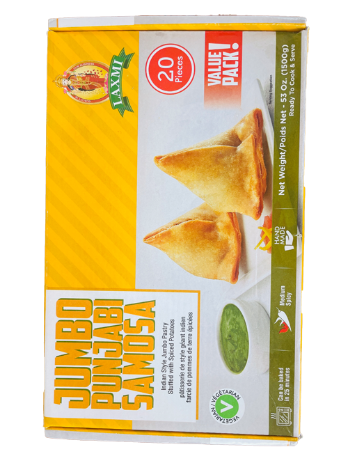 FROZEN PUNJABI SAMOSA JUMBO 20 Pcs g-spice