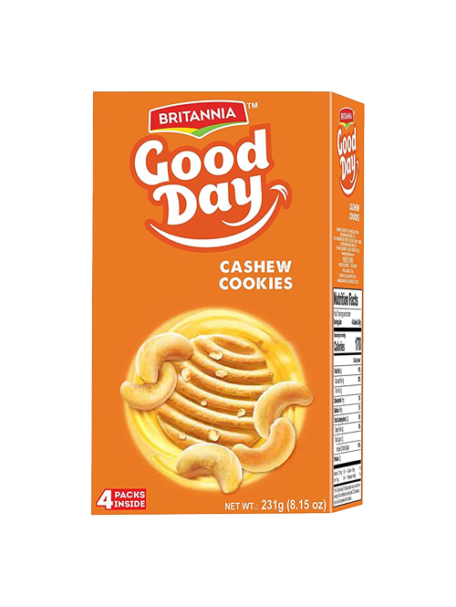 BRITANNIA GOODDAY CASHEW 4PK g-spice