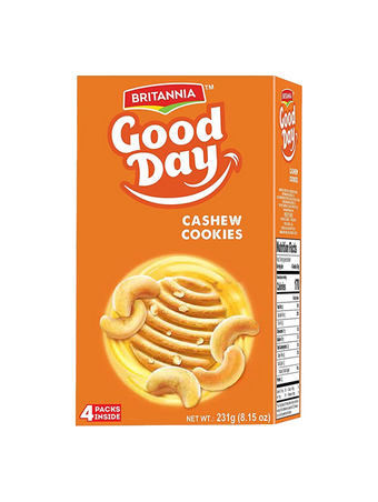 BRITANNIA GOODDAY CASHEW 4PK