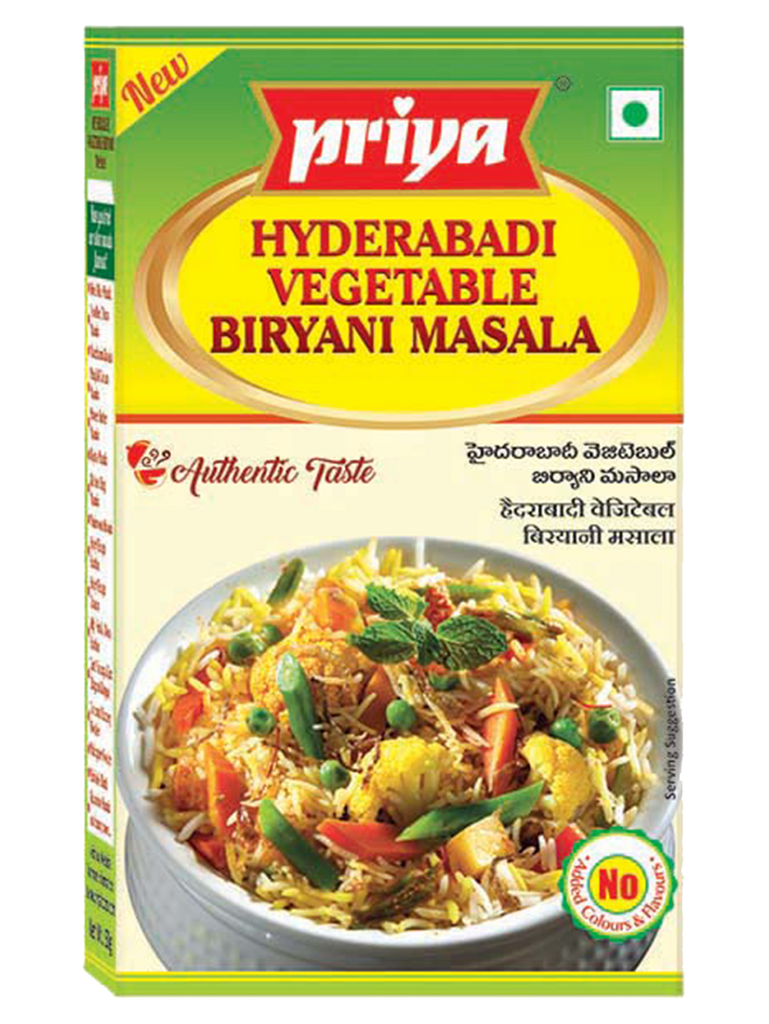 HYDERABADI VEG BIRYANI MASALA SPICE MIXES - G-Spice