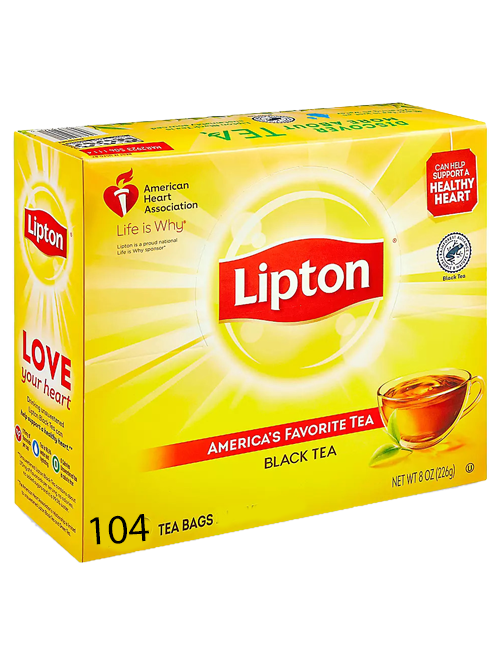 LIPTON BLACK TEA BAGS