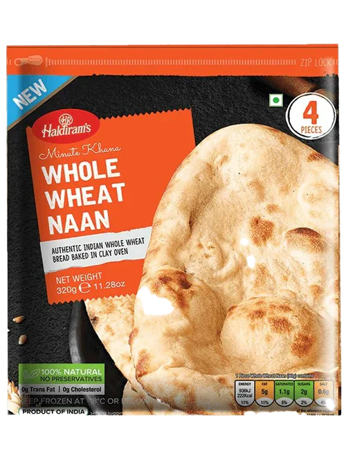 FROZEN WHOLE WHEAT NAAN