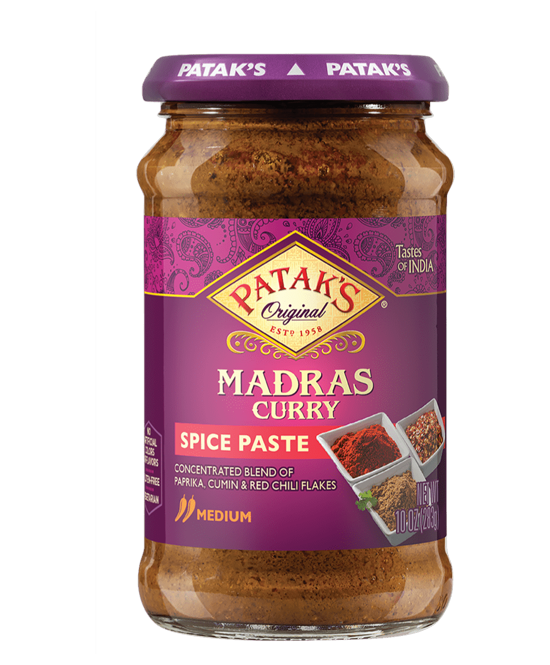 PATAKS MADRAS CURRY PASTE PASTES - G-Spice