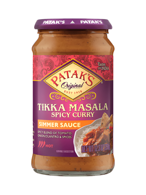 PATAKS TIKKA MASALA CURRY SIMMER SAUCE g-spice