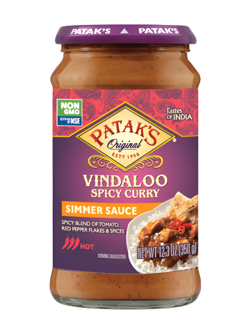 PATAKS VINDALOO CURRY SIMMER SAUCE g-spice