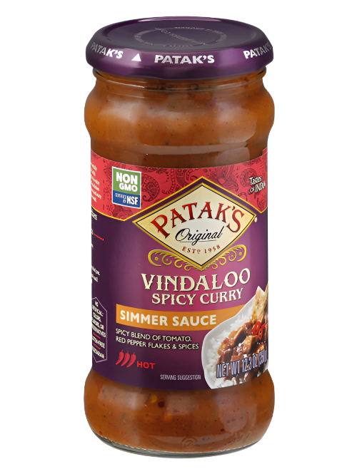 PATAKS VINDALOO CURRY SIMMER SAUCE g-spice