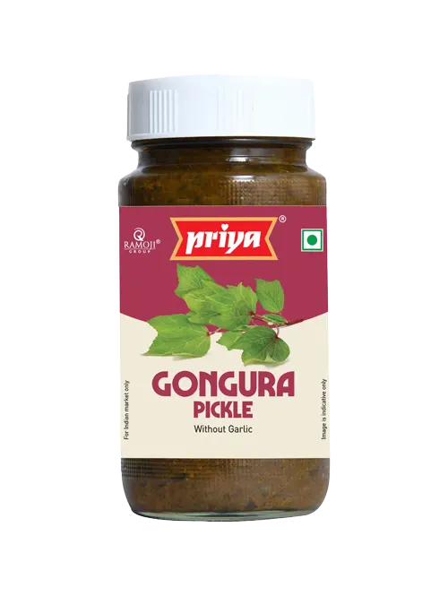 PRIYA PICKLE GONGURA (W/O GARLIC)