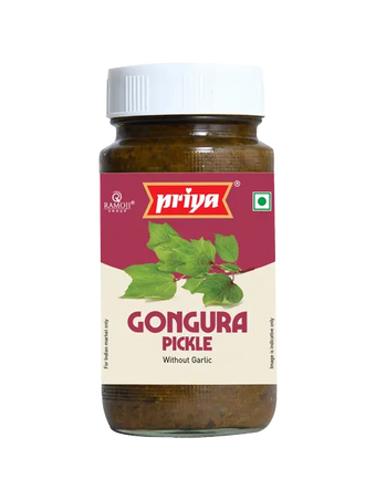 PRIYA PICKLE GONGURA (W/O GARLIC)