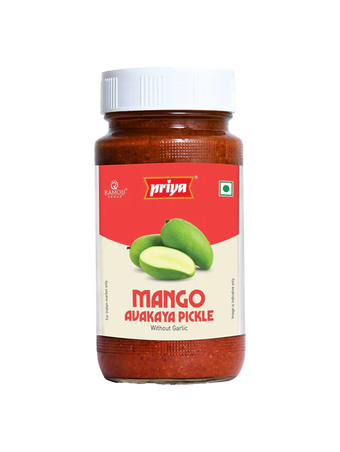 PRIYA PICKLE MANGO (W/O GARLIC)