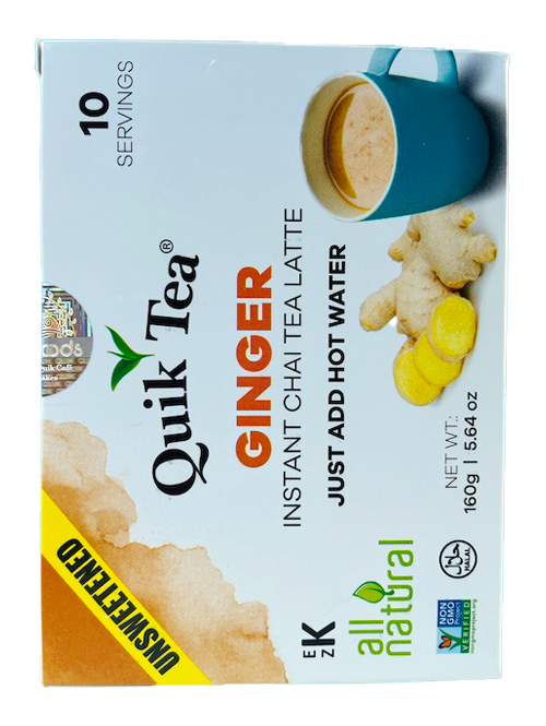 QUIK TEA GINGER (UNSWEETENED) TEA - G-Spice