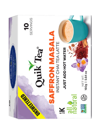 QUIK TEA SAFFRON MASALA (UNSWEETENED)