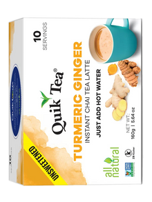 QUIK TEA TURMERIC GINGER UNSWEETENED g-spice