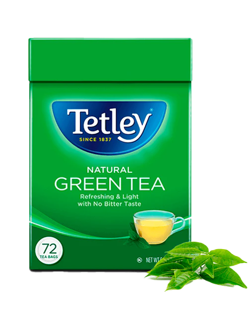 TETLEY GREEN TEA BAGS