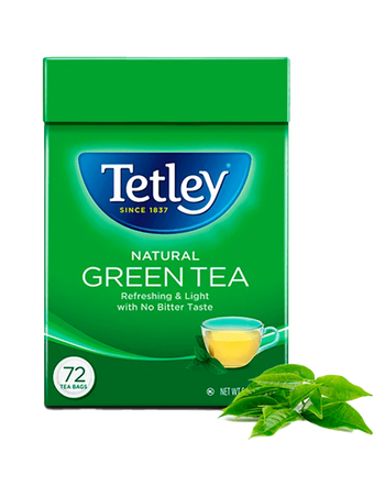 TETLEY GREEN TEA BAGS