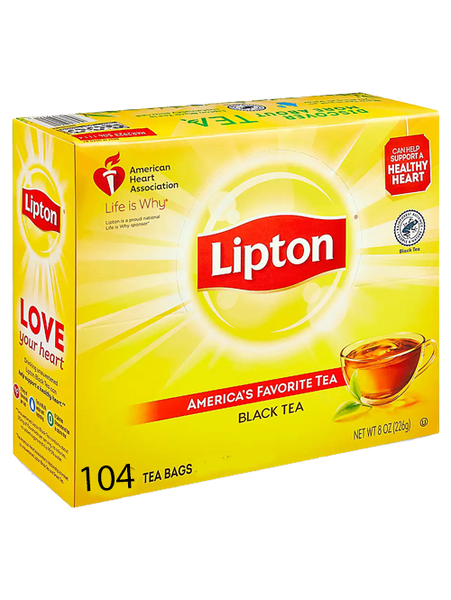LIPTON BLACK TEA BAGS